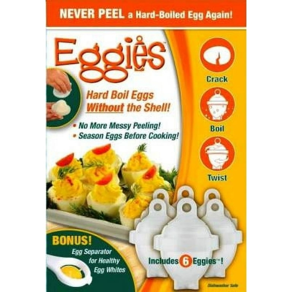 Eggies Hard Boiled Egg Maker - White